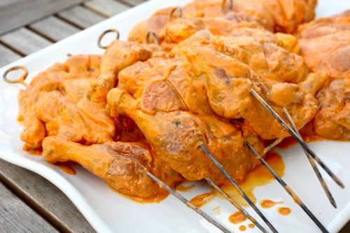 Hearty Home Marinated Tandoori Chicken Whole Leg (1 kg)